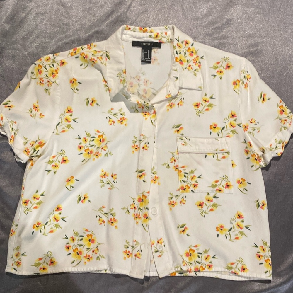 Flowy Forever 21 top